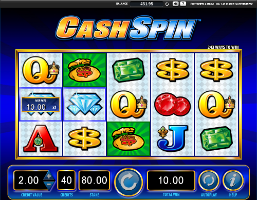 Игровой автомат Cash Spin - призы и масса развлечений в казино Вулкан Гранд