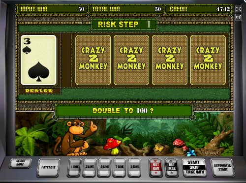 Игровой автомат Crazy Monkey 2 - удивительные призы и бонусы в казино Вулкан Удачи