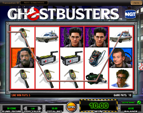 Игровой автомат Ghostbusters - гарантированные выигрыши для игроков казино Вулкан Вегас