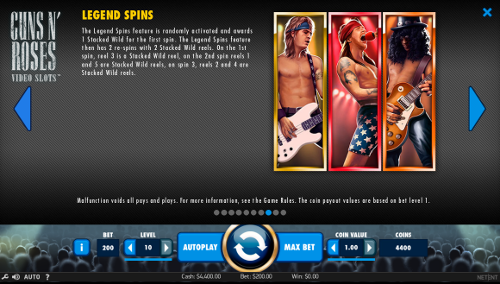 Игровой автомат Guns N' Roses - выиграй деньги под музыкой в казино Вулкан Делюкс