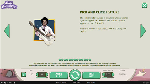 Игровой автомат Jimi Hendrix - играть в казино Play Fortuna онлайн
