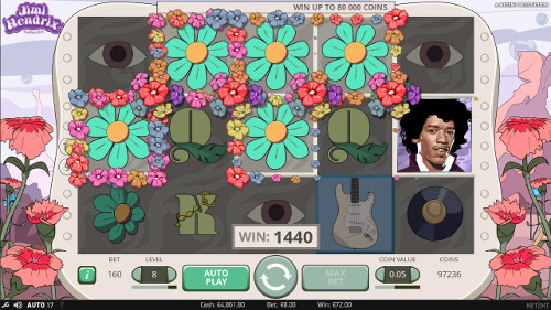 Игровой автомат Jimi Hendrix - играть в казино Play Fortuna онлайн