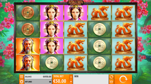 Игровой автомат Sakura Fortune - сокровища Китая в казино Вулкан Россия