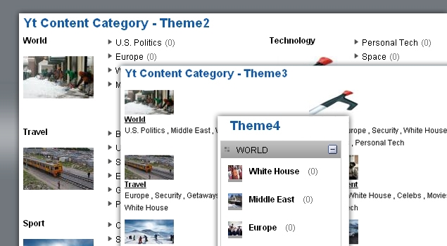Yt Content Category - отображение новостей Joomla